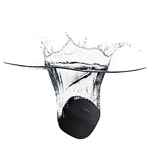 Bose SoundLink Micro Bluetooth Speaker: Small Portable Waterproof Speaker with Microphone, Black by Bose Corporation