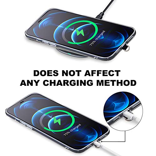 COCASES 4 Pack Phone Tether Tab, Phone Strap Replacement Part for Cell Phone, Safety Lanyard Patch (Black x4) from COCASES