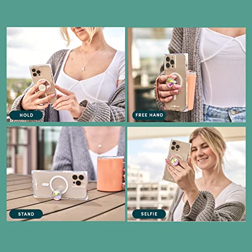 Case-Mate - MINIS - Phone Grip - Holder - Stand - Removable - Allows MagSafe Accessory Usage - Universally Compatible - Suction Cup - Twinkle Stardust from Case-Mate