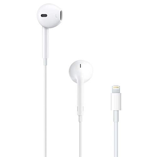 Apple EarPods Headphones with Lightning Connector. Microphone with Built-in Remote to Control Music, Phone Calls, and Volume. Wired Earbuds for iPhone from Apple Computer