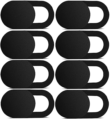 Laptop Camera Cover Slide ã 8 Pack ã ï¼Webcam Cover Camera Cover Phone Camera Cover Computer Camera Cover Slide For Laptop, Desktop, Pc, Tablet, Smartphone, Protect Your Privacy And Security(Black) from LIRAMARK