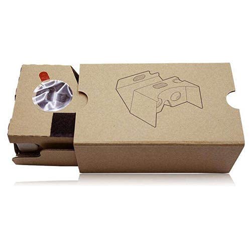 Google Cardboard,VR Headsets 3D Box Virtual Reality Glasses with Big Clear 3D Optical Lens and Comfortable Head Strap for All 3-6 Inch Smartphones (Yellow, 1 Pack) by Printor