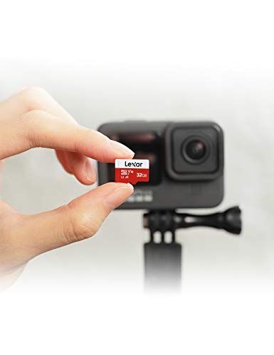 Lexar 32GB Micro SD Card 3 Pack, microSDHC UHS-I Flash Memory Card with Adapter - Up to 100MB/s, U1, Class10, V10, A1, High Speed TF Card (3 microSD Cards + 1 Adapter) by Lexar Co.,LTD