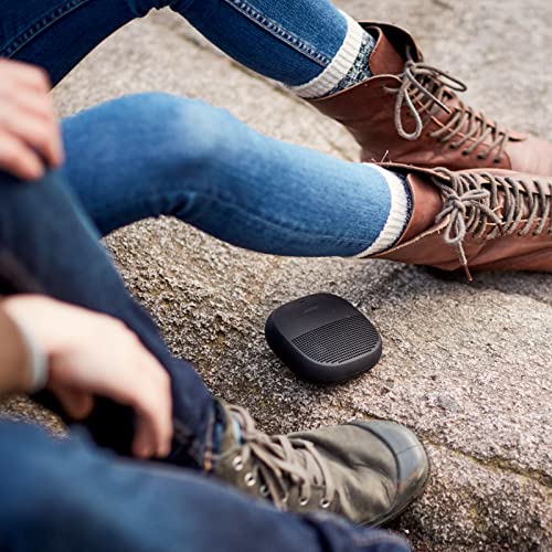 Bose SoundLink Micro Bluetooth Speaker: Small Portable Waterproof Speaker with Microphone, Black by Bose Corporation