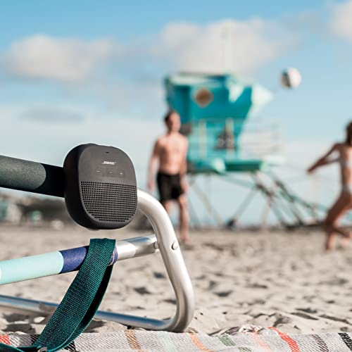 Bose SoundLink Micro Bluetooth Speaker: Small Portable Waterproof Speaker with Microphone, Black by Bose Corporation