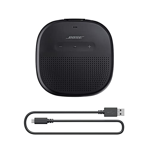 Bose SoundLink Micro Bluetooth Speaker: Small Portable Waterproof Speaker with Microphone, Black by Bose Corporation