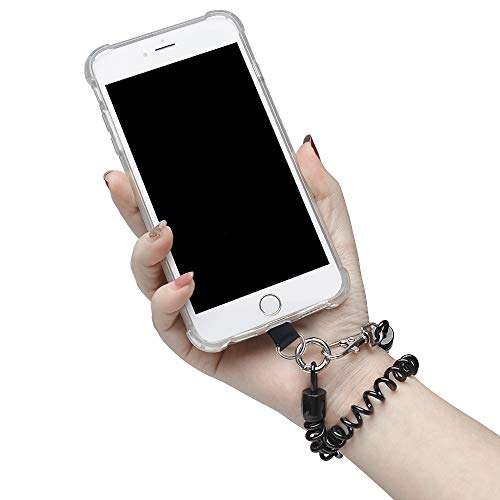 Doormoon Phone Lanyard Tether with Patch, Universal Stretchy Straps and Phone Case Anchor for Anti-drop Outdoor Skiing Hiking Cycling Climbing Compatible for iPhone Samsung Pixel Most Smartphones from Doormoon