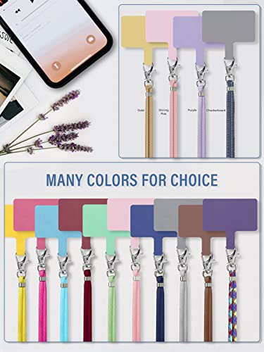 Universal Cell Phone Lanyard,Crossbody Lanyard with Adjustable Nylon Neck Strap,Compatible with Every Mobile Phone(Black) by BFSDÂ·DM