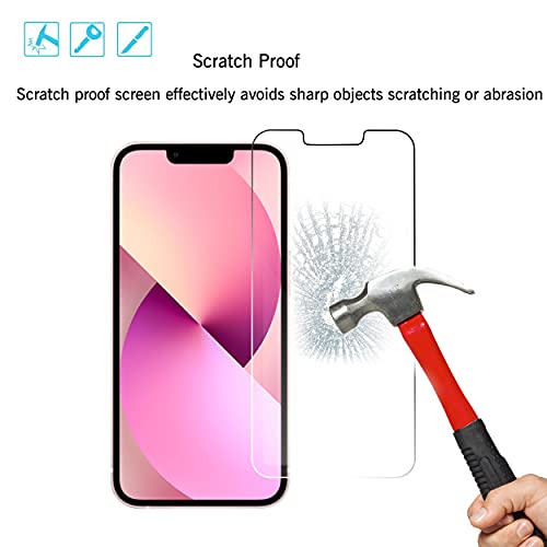 Ailun 2 Pack Screen Protector for iPhone 13 [6.1 inch Display]with 2 Pack Tempered Glass Camera Lens Protector,[9H Hardness]-HD from AilunUS