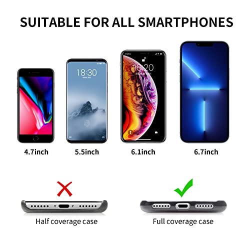 Cell Phone Lanyard, Zafolia Phone Strap, Phone Tether,Wrist Leash for Key, Universal Adjustable Crossbody Neck Straps Leash for iPhone Case ID Badges and Most Smartphones (Flowers) by Zafolia