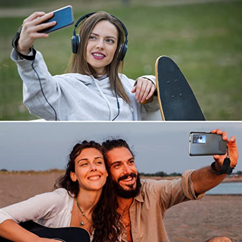 CACOE Phone Lanyard 2 Pack-1Ã Adjustable Neck Strap,1Ã Wrist Strap,2Ã Pads,Multifuctional Universal Crossbody Cell Phone Lanyards,Compatible with Most Smartphones(Black) by CACOE