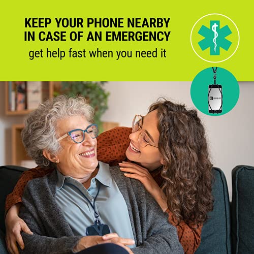 Universal Phone Lanyard Holder and Ring Grip, Silicone Cell Phone Lanyard Neck Strap and Phone Ring Holder Stand Compatible with Most Smartphones by Gear Beast