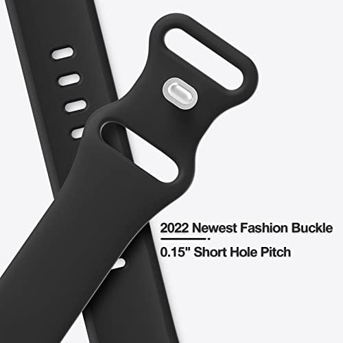 BRG 4 Pack Bands for Apple Watch Band 38mm 40mm 41mm 42mm 44mm 45mm 49mm, Women and Men Sport Apple Watch Bands, Soft Silicone Strap Replacement for iWatch Bands Ultra SE Series 8 7 6 5 4 3 2 1 by BRG