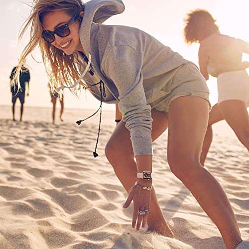 BRG 4 Pack Bands for Apple Watch Band 38mm 40mm 41mm 42mm 44mm 45mm 49mm, Women and Men Sport Apple Watch Bands, Soft Silicone Strap Replacement for iWatch Bands Ultra SE Series 8 7 6 5 4 3 2 1 by BRG