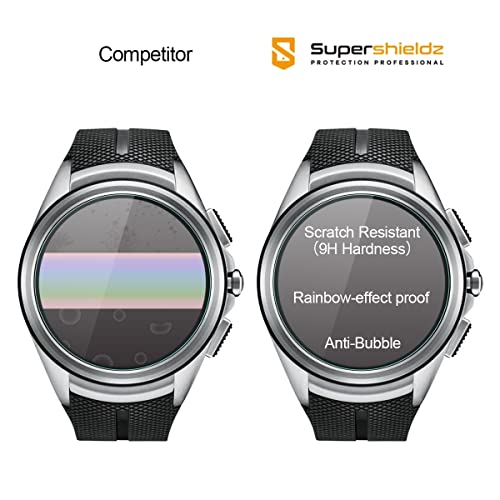 Supershieldz (3 Pack) Designed for Samsung Galaxy Watch 6 (40mm) / Galaxy Watch 5 (40mm) / Galaxy Watch 4 (40mm) Tempered Glass Screen Protector, Anti Scratch, Bubble Free from Supershieldz