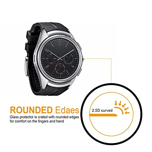 Supershieldz (3 Pack) Designed for Samsung Galaxy Watch 6 (40mm) / Galaxy Watch 5 (40mm) / Galaxy Watch 4 (40mm) Tempered Glass Screen Protector, Anti Scratch, Bubble Free from Supershieldz