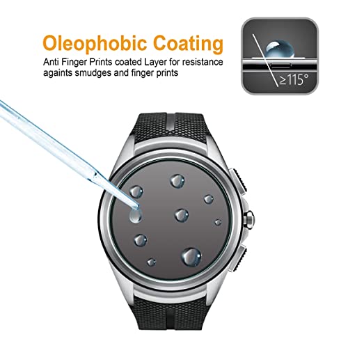 Supershieldz (3 Pack) Designed for Samsung Galaxy Watch 6 (40mm) / Galaxy Watch 5 (40mm) / Galaxy Watch 4 (40mm) Tempered Glass Screen Protector, Anti Scratch, Bubble Free from Supershieldz