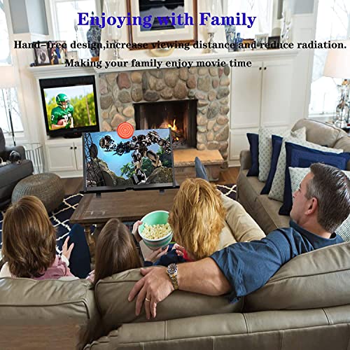 16" Screen Magnifier for Cell Phone - Mobile Phone 3D HD Magnifying Projector Screen Enlarger for Movies, Videos and Gaming â Foldable Phone Stand with Screen AmplifierâCompatible with All Phones by Fopudy