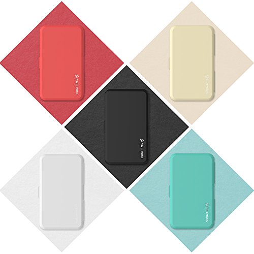 Sinjimoru Phone Card Holder Stick-on Phone Card Case, Phone Wallet Credit Card Holder on Back of Phone with up to 3 Cards and Cash Storage. Card Zip Black by Sinjimoru Co.Ltd