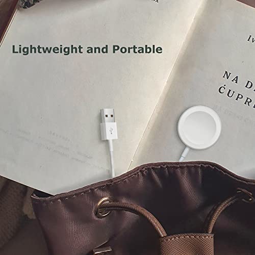 Upgrade Watch Charger 5.0 ft /1.5 m for iWatch Portable Wireless Charging Cable Compatible with Apple Watch Series SE/7/6/5/4/3/2/1 by DDUAN