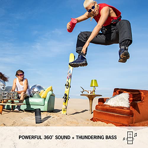 Ultimate Ears MEGABOOM 3 Portable Wireless Bluetooth Speaker (Powerful Sound + Thundering Bass, Bluetooth, Magic Button, Waterproof, Battery 20 Hours) - Night Black, Large from Logitech