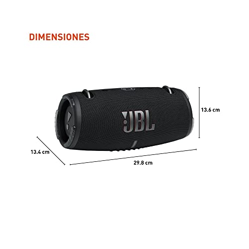 JBL Xtreme 3 - Portable Bluetooth Speaker, Powerful Sound and Deep Bass, IP67 Waterproof, 15 Hours of Playtime, Powerbank, PartyBoost for Multi-speaker Pairing (Black) by JBL