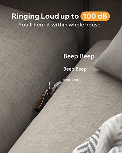 ATUVOS Luggage Tracker, Key Finder, Smart Bluetooth Tracker Pairs with Apple Find My (iOS Only), Item Locator for Bags, Wallets, Keys, Waterproof IP67, Anti-Lost 4 Pack from ATUVOS