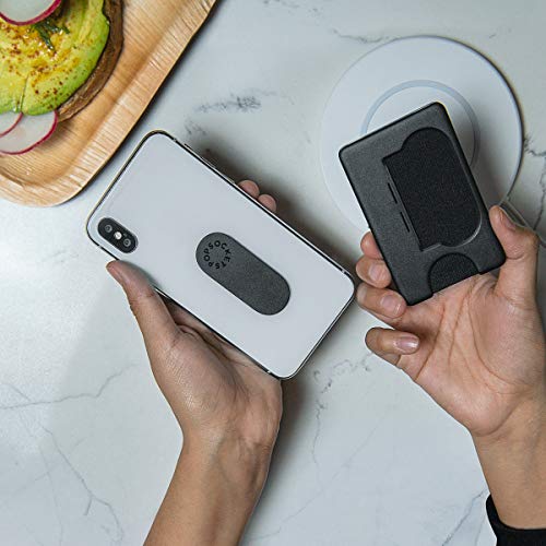 PopSockets Phone Wallet with Expanding Grip, Phone Card Holder, Wireless Charging Compatible, Lilo & Stitch - Stitch Aloha Pattern by PopSockets