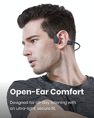 SHOKZ OpenRun (AfterShokz Aeropex) - Open-Ear Bluetooth Bone Conduction Sport Headphones - Sweat Resistant Wireless Earphones for Workouts and Running - Built-in Mic, with Headband from shokz limited corporation