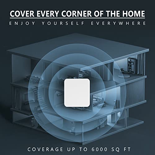 AmSignalBars Cell Phone Booster for Home and Office,Up to 5,000Sq Ft,Cell Phone Signal Booster Kit,Boost 5G 4G LTE Data for Verizon AT&T T-Mobile and All U.S. Carriers, FCC Approved from AmsignalBars