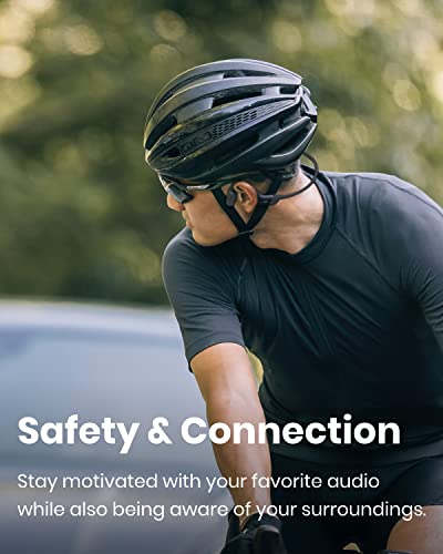 SHOKZ OpenRun (AfterShokz Aeropex) - Open-Ear Bluetooth Bone Conduction Sport Headphones - Sweat Resistant Wireless Earphones for Workouts and Running - Built-in Mic, with Headband from shokz limited corporation