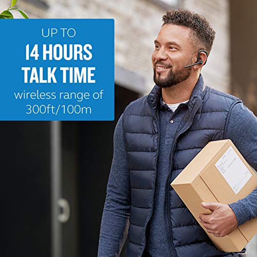 BlueParrott M300-XT Noise Cancelling Hands-free Mono Bluetooth Headset for Mobile Phones with up to 14 Hours of Talk Time for On-The-Go Mobile Professionals & Drivers from BlueParrott
