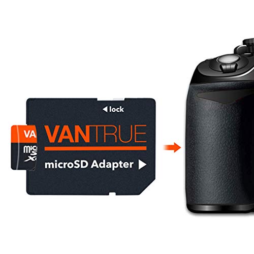 Vantrue 256GB microSDXC UHS-I U3 4K UHD Video High Speed Transfer Monitoring SD Card with Adapter for Dash Cams, Body Cams, Action Camera, Surveillance & Security Cams from VANTRUE