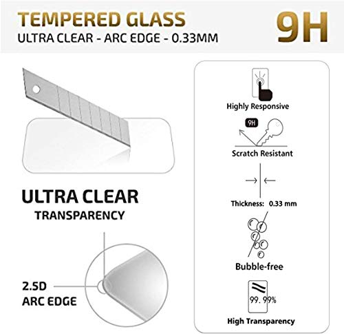 [3 Pack] NEW'C Designed for iPhone 11 and iPhone XR (6.1") Screen Protector Tempered Glass, Case Friendly Anti Scratch Bubble Free Ultra Resistant by NEW'C