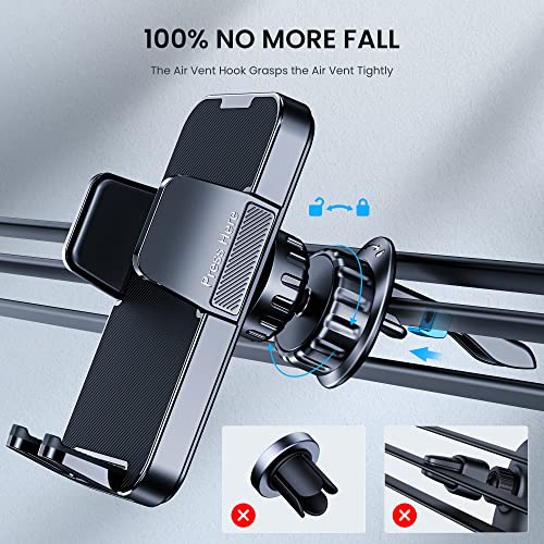 Phone holder Upgrade Clip Never Fall Automobile Air Vent Hands Free Cell Phone holder for Fit for All car mount for iPhone Android Smartphone from CINDRO