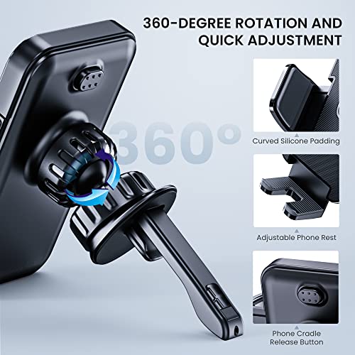 Phone holder Upgrade Clip Never Fall Automobile Air Vent Hands Free Cell Phone holder for Fit for All car mount for iPhone Android Smartphone from CINDRO
