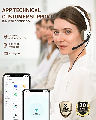 HiBoost Cell Phone Signal Booster for Home - Coverage up to 1500 sq ft | Cell Signal Boosts 5G/4G LTE - Verizon, AT&T, T-Mobile | Band 5, 12/17, 13 | App Remote Monitor | FCC Approved Cell Booster from HiBoost