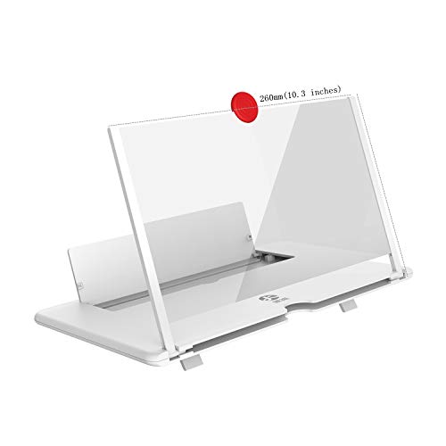 12ââ Screen Magnifier,Cell Phone 3D HD Movie Video Amplifier with Foldable Holder Stand for iPhone X/8/8 Plus/7/7 Plus/6/6s/6 Plus/6s Plus and All Other Smart Phones.A Smart Gift for Family by Ailenyun