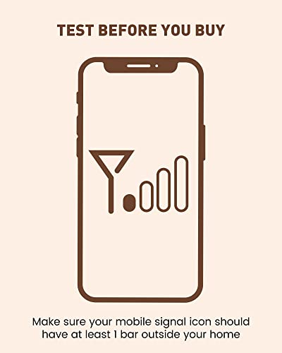 HiBoost Cell Phone Signal Booster for Home - Coverage up to 1500 sq ft | Cell Signal Boosts 5G/4G LTE - Verizon, AT&T, T-Mobile | Band 5, 12/17, 13 | App Remote Monitor | FCC Approved Cell Booster from HiBoost