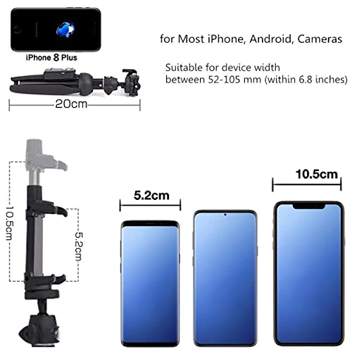 Portable 40 Inch Aluminum Alloy Selfie Stick Phone Tripod with Wireless Remote Shutter Compatible with 14 13 12 11 pro Max Xr X 8 7 6 Plus, Android Smartphone by Antenna international