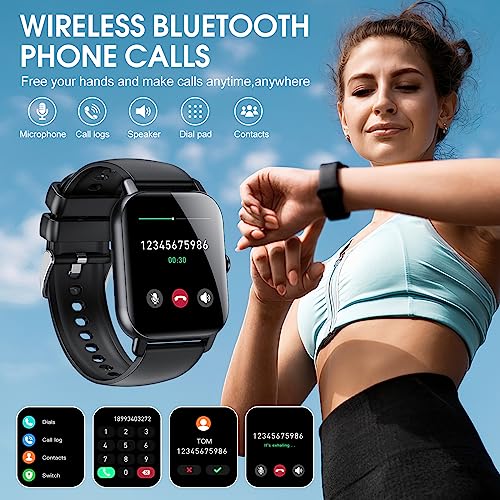 Ddidbi Smart Watch for Men Women(Answer/Make Calls), 1.85" HD Touch Screen Fitness Watch with Sleep Heart Rate Monitor, 112 Sports Modes, IP68 Waterproof Activity Trackers Compatible with Android iOS from Ddidbi