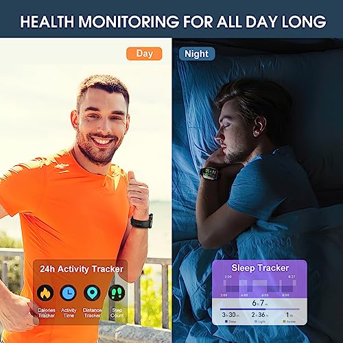 Ddidbi Smart Watch for Men Women(Answer/Make Calls), 1.85" HD Touch Screen Fitness Watch with Sleep Heart Rate Monitor, 112 Sports Modes, IP68 Waterproof Activity Trackers Compatible with Android iOS from Ddidbi