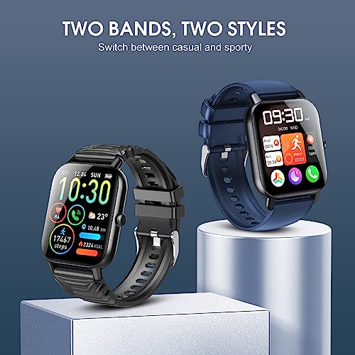 Ddidbi Smart Watch for Men Women(Answer/Make Calls), 1.85" HD Touch Screen Fitness Watch with Sleep Heart Rate Monitor, 112 Sports Modes, IP68 Waterproof Activity Trackers Compatible with Android iOS from Ddidbi