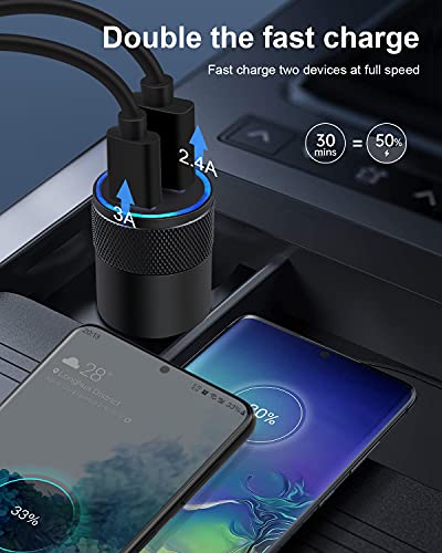 AILKIN 30W PD USB C Car Charger, Fast Power Charging Block Dual Port USB A & C Plug Cargador Carro Lighter Adapter for iPhone, iPad, Samsung Galaxy, LG, Google Pixel, Moto, USB-C Port from SHENZEN SENJIN ELECTRONICS TECHNOLOGY CO LTD
