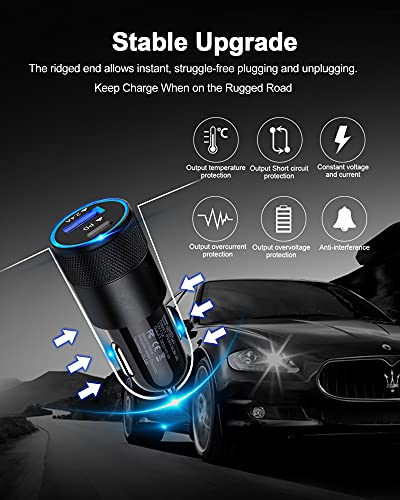 AILKIN 30W PD USB C Car Charger, Fast Power Charging Block Dual Port USB A & C Plug Cargador Carro Lighter Adapter for iPhone, iPad, Samsung Galaxy, LG, Google Pixel, Moto, USB-C Port from SHENZEN SENJIN ELECTRONICS TECHNOLOGY CO LTD