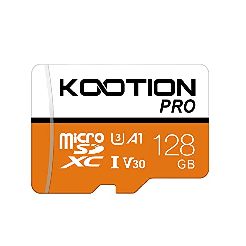 KOOTION 128GB Micro SD Card 128 gb Ultra Micro SDXC Memory U3 Card High Speed TF Card R Flash, U3, A1,V30, 128 GB from KOOTION
