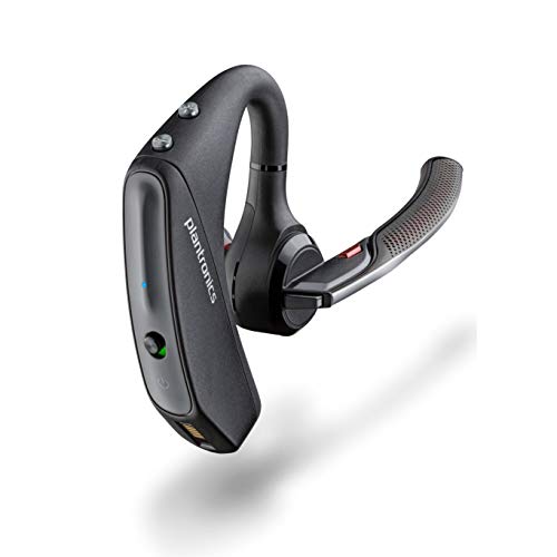 Plantronics by Poly Voyager 5200 Wireless Headset - Single-Ear Bluetooth Headset w/Noise-Canceling Mic - Ergonomic Design - Voice Controls - Lightweight - Connect to Mobile/Tablet via Bluetooth by Plantronics