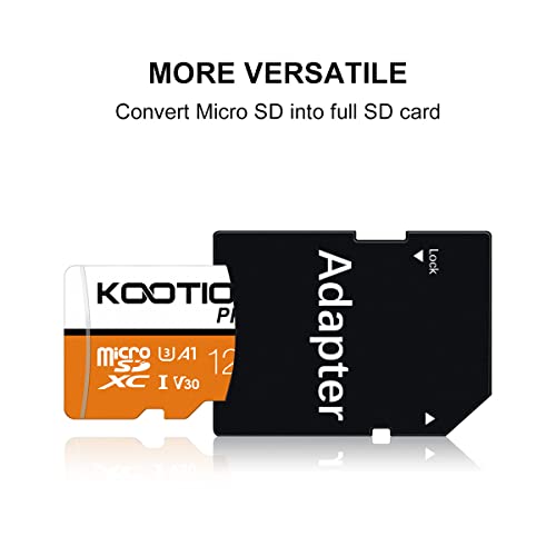 KOOTION 128GB Micro SD Card 128 gb Ultra Micro SDXC Memory U3 Card High Speed TF Card R Flash, U3, A1,V30, 128 GB from KOOTION