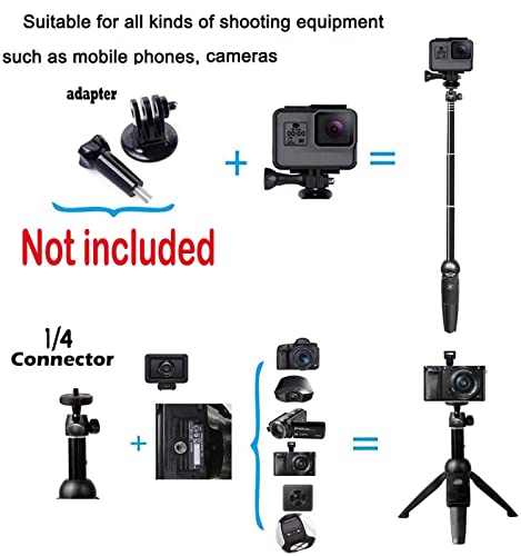 Selfie Stick, 40 inch Extendable Selfie Stick Tripod,Phone Tripod with Wireless Remote Shutter,Group Selfies/Live Streaming/Video Recording Compatible with All Cellphones from BZE