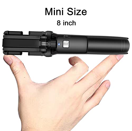 Selfie Stick, 40 inch Extendable Selfie Stick Tripod,Phone Tripod with Wireless Remote Shutter,Group Selfies/Live Streaming/Video Recording Compatible with All Cellphones from BZE
